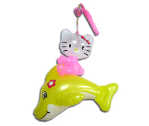 小猫骑海豚灯笼